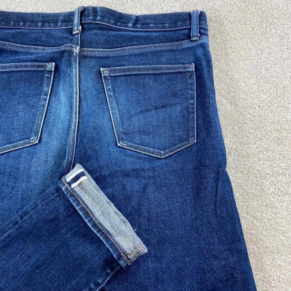 Uniqlo Jeans Mens 34x32 (Fits 36x31) Slim Fit Stretch Selvedge Detail 321-461579